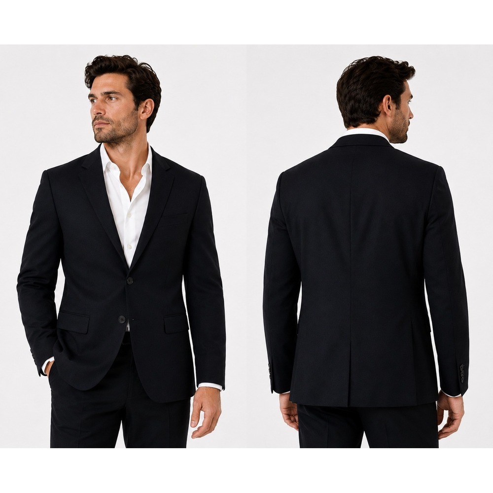 Saks Fifth Avenue Loro Piana 100% Cashmere Blazer Mens Black Sport Coat Canada